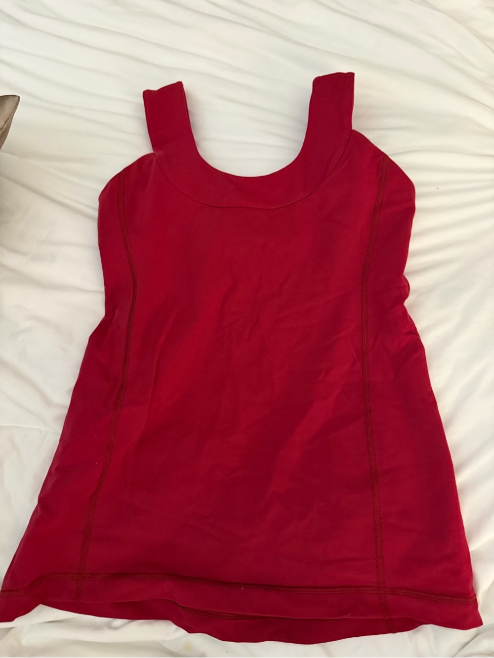 lululemon Red Scoop-Neck Tank | Large 8-10